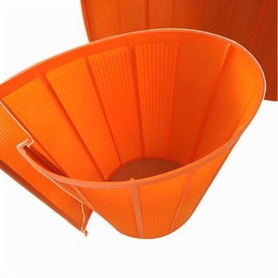 1040x700mm 0,045mm schermo di poliuretano arancione per materie prime di vetro