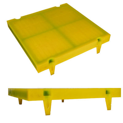 pannelli di schermo poli-vibrante lineare giallo schermo efficiente