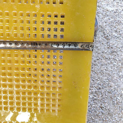 Tappeto vagliante in poliuretano da 40 mm per l'estrazione di minerale di ferro
