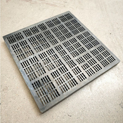 30*8mm Panello di schermo in gomma di lunga durata per schermi vibranti per miniere