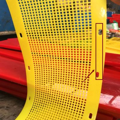 Polyurethane Flip-Flop Screen Panel 12 mm Fori Spessore 8 mm