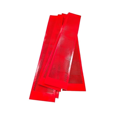 Rete per vaglio ribaltabile in poliuretano con apertura da 8 mm per la lavorazione di minerali umidi