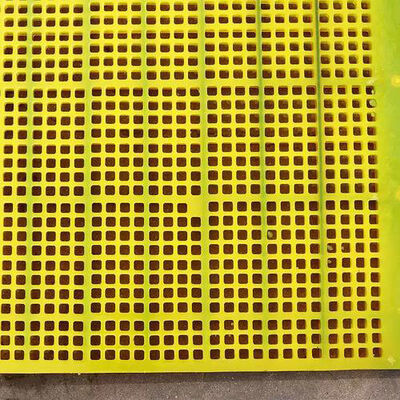 Pannelli schermanti in poliuretano a cielo aperto resistenti all'usura WS 85 600x600 mm Installazione con bulloni per la disidratazione del rame