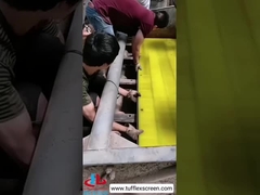 Installazione del pannello di schermo di deidratazione in PU